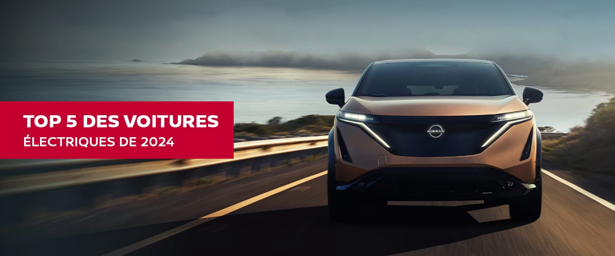 Top 5 des voitures électriques de 2024