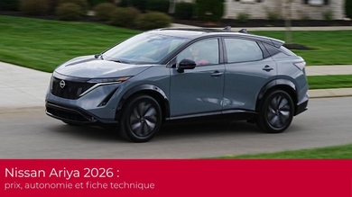 Nissan Ariya 2026 : prix, autonomie et fiche technique